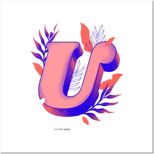 U initial Posters and Art